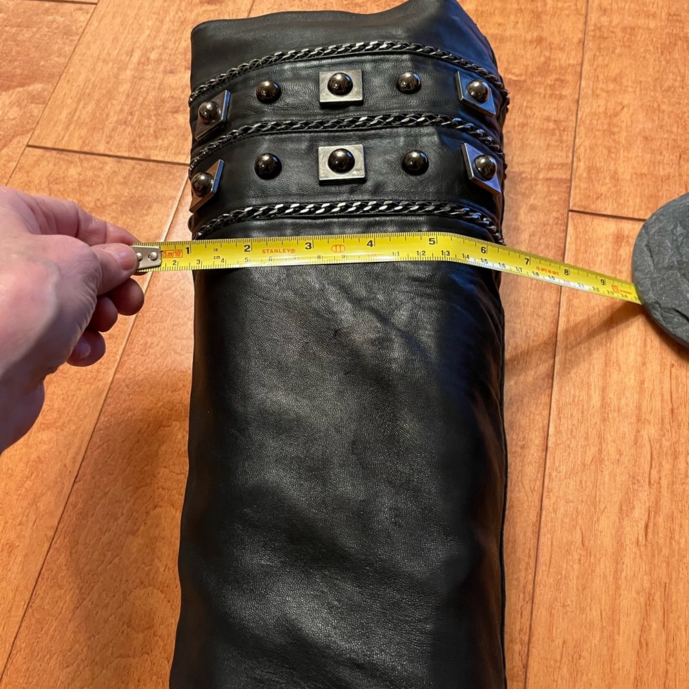 Stuart Weitzman embellished pull up boots - Picture 11 of 16